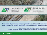 Colorado Resiliency Framework
