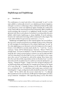 Diphthongs Andtriphthongs