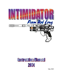 Intimidator Instruction Manual