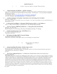 Spiritual Reading List II Alcoholic's Anonymous Approved