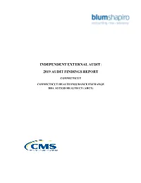 Report for CMS Programmatic Audit 2019