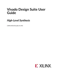 Vivado Design Suite User Guide: High-Level Synthesis (UG902)