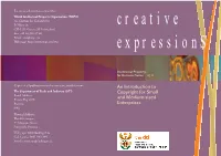 An Introduction to Copyright for Small and Medium-Sized Enterprises