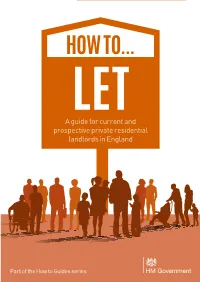 How to Let Guide