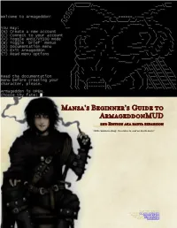 Mansa's Beginner's Guide to Armageddonmud 2Nd Edition Aka Nauta Expansion