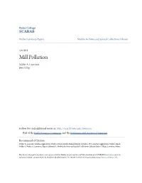 Mill Pollution Walter A