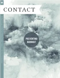 Preventing Burnout Contact