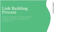 Our Process Shows the Skilled & Intensive Methods That Go Into Our