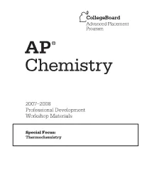 AP ® 2007–2008 Professional Development Workshop Materials