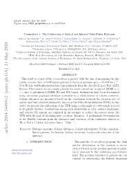 Arxiv:2004.14499V2 [Astro-Ph.GA] 21 May 2020 Spiral Galaxies; Inclination; Galaxy Structure; Large-Scale Structure of the Universe;