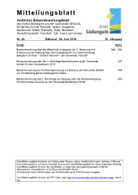 Mitteilungsblatt