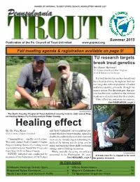 PA Trout Summer 2013