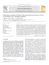 Temperature Variability in the Bay of Biscay During the Past 40 Years, from an in Situ Analysis and a 3D Global Simulation
