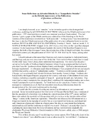 4. Some Reflections on Adventist Identity by A