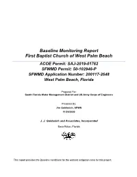 Baseline Monitoring Report