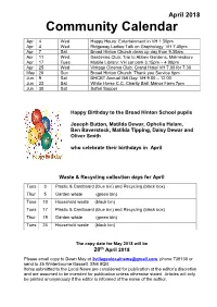 Community Calendar
