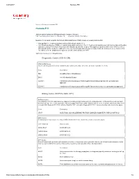 Humate-P Diagnostic Codes