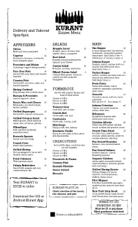View Delivery Menu