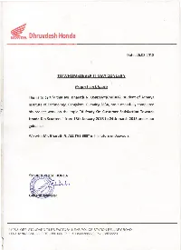 A Study on Customer Satisfaction Towards Honda Dio.Pdf