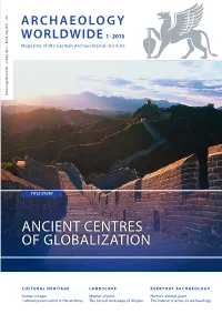 Ancient Centres of Globalization
