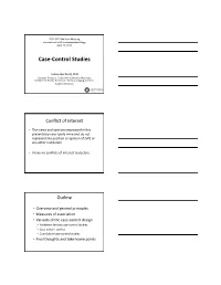 Case-Control Studies