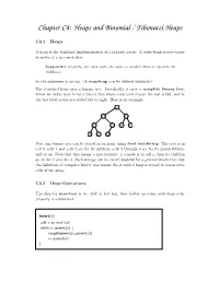 Chapter C4: Heaps and Binomial / Fibonacci Heaps