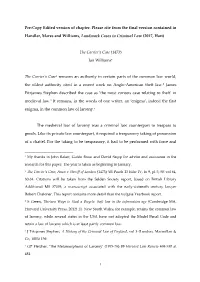 Pre-Copy Edited Version of Chapter. Please Cite from the Final Version Contained In