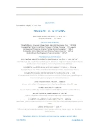 Robert A. Strong