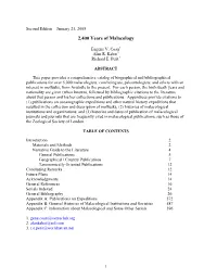 Some General Notes –