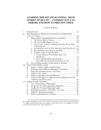 Common Non-Tax Errors and How to Prevent Them