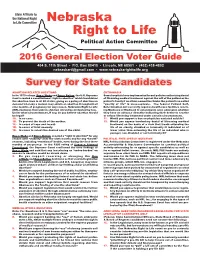 2016 General Election Voter Guide 404 S