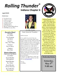 2018 April Newsletter
