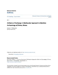 Artifacts of Exchange: a Multiscalar Approach to Maritime Archaeology at Elmina, Ghana