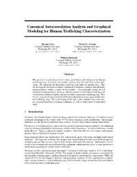 Canonical Correlation Analysis and Graphical Modeling for Huaman