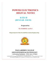 Power Electronics Digital Notes