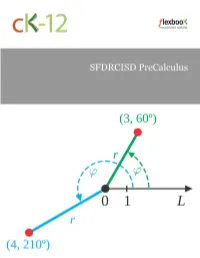 SFDRCISD Precalculus