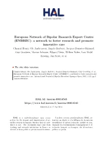 European Network of Bipolar Research Expert Centre