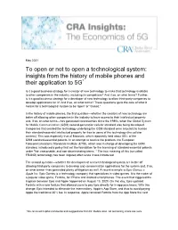 Insights from the History of Mobile Phones and Their Application to 5G*