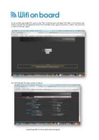 Long Range Wifi Tube Settings