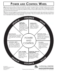 Power and Control Wheel