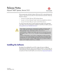 Release Notes for Polycom HDX Systems, Version 3.0.2