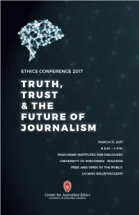 Truth, Trust & the Future of Journalism