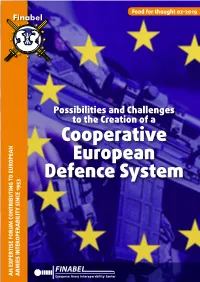 Cooperative European Defence System