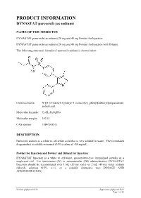 Parecoxib (As Sodium)