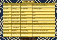 WC 28Th June 21