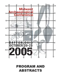2005 Program + Abstracts