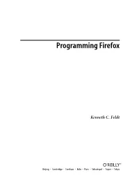 O'reilly Programming Firefox.Pdf