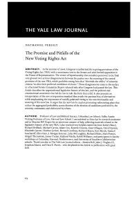 The Promise and Pitfalls of the New Voting Rights Act