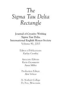 The Sigma Tau Delta Rectangle