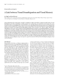 A Link Between Visual Disambiguation and Visual Memory